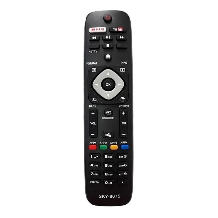 Kti 5 Controle Compatível Tv Philips Smart 43pfg5100/78