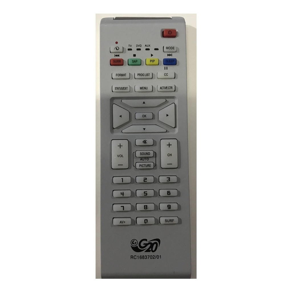 Controle Remoto Compatível Tv Philips Lcd Led Rc1683702/01