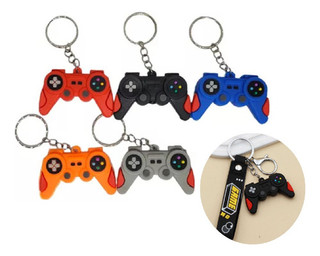 12 Chaveiros Controle Video Game Play Com Alça Lembrancinhas
