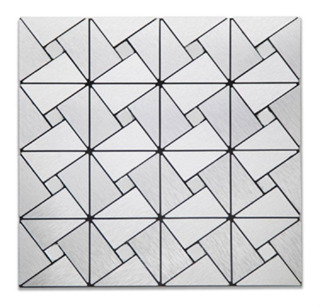 10 Pastilha Adesiva Decorativa Papel De Parede 30x30cm Prata em Oferta na Shopee