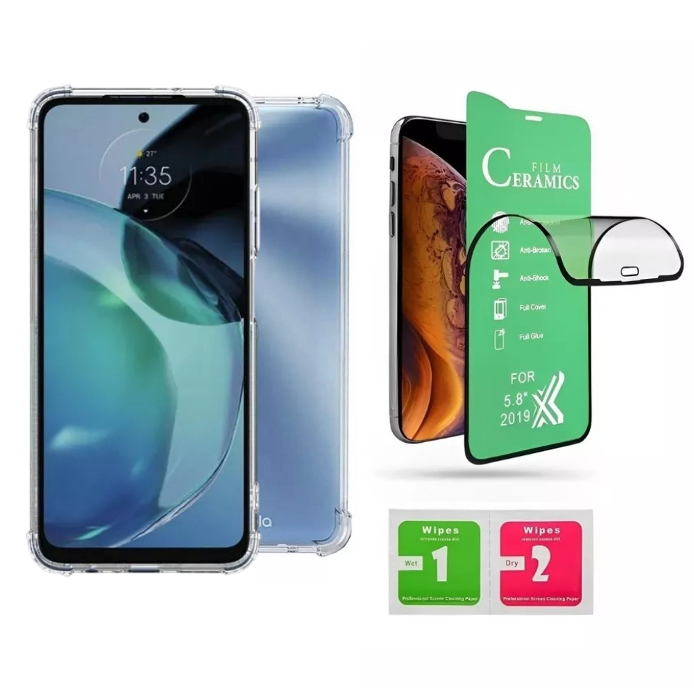 Capa Capinha Case + Película 3D para Samsung Galaxy A20 A205 Tela 6.4