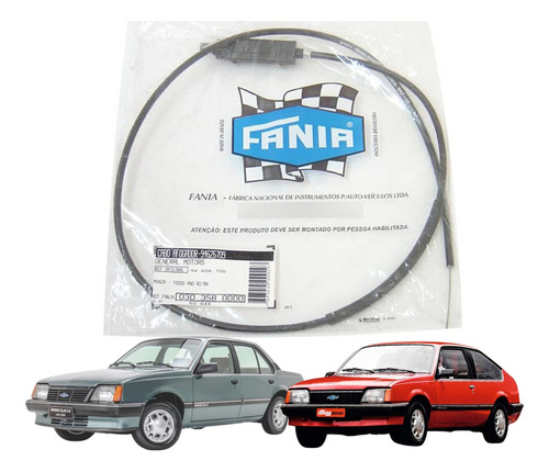 Cabo Do Afogador Monza S Botão Todos 1982 A 86 Fania 30358