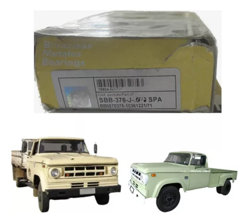 Bronzina Biela Dodge D400 Perkins 6354 5.8 Sbb376 0,30 0,75