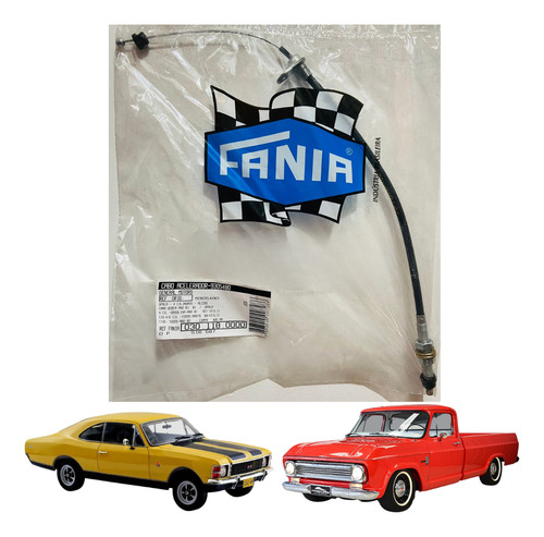 Cabo Acelerador Opala 4cc Ãlc Weber 1981 C10 4cc E 6cc 1976 A 1984 Original Fania 30118