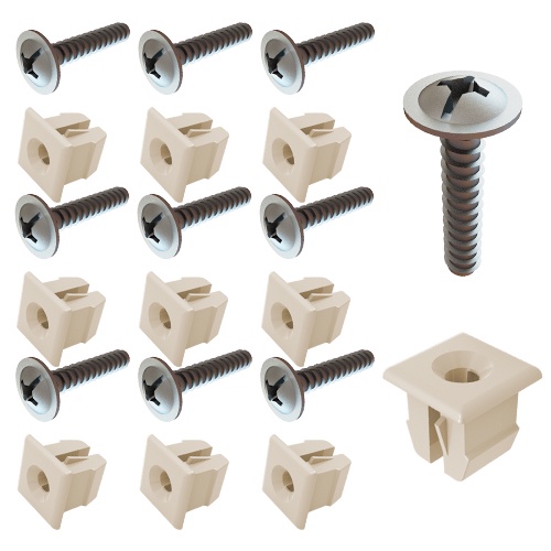 Kit Bucha Parafuso Forração Interna Amarok Fox Gol Saveiro em Oferta na Shopee