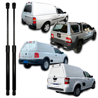Par Amortecedor Capota De Fibra VW Saveiro Montana Strada em Oferta na Shopee