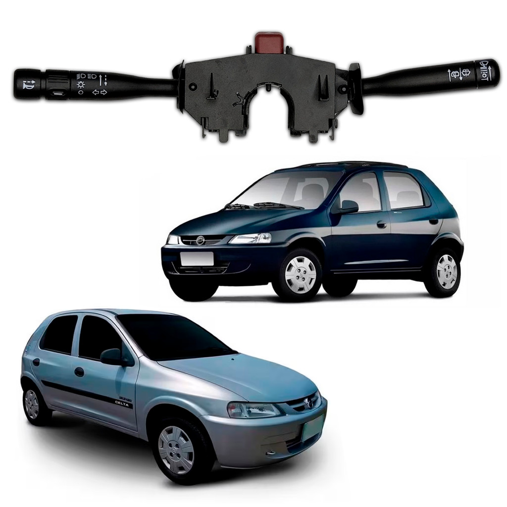 Chave Seta Celta Buzina Com Limpador Traseiro 2001 A 2006 em Oferta na Shopee
