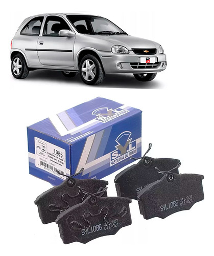 Pastilha Freio Corsa Wind 1.6 8v 96 97 98 99 2000...