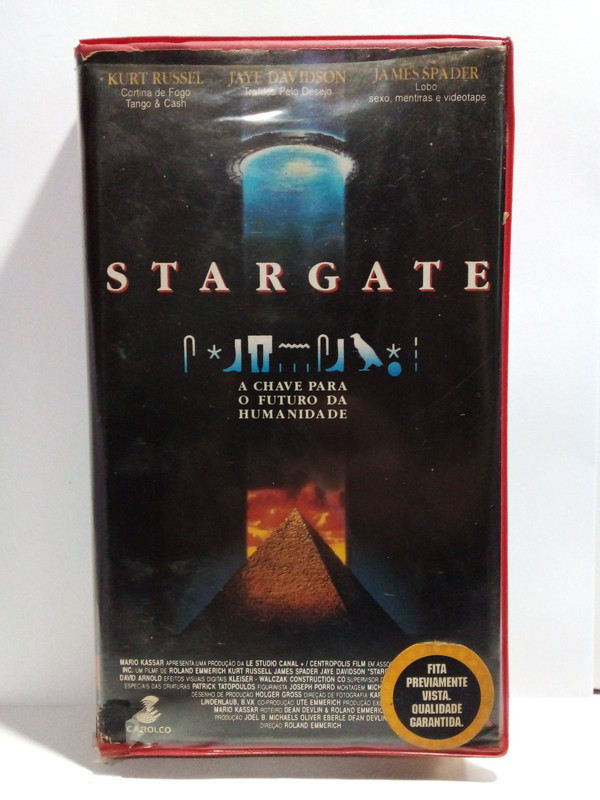 Fita Vhs Stargate (1994) - Kurt Russel - Legendado - Ag25