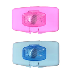 Porta Lenços Umedecido BabyGo Preserva e Protege Azul e Rosa