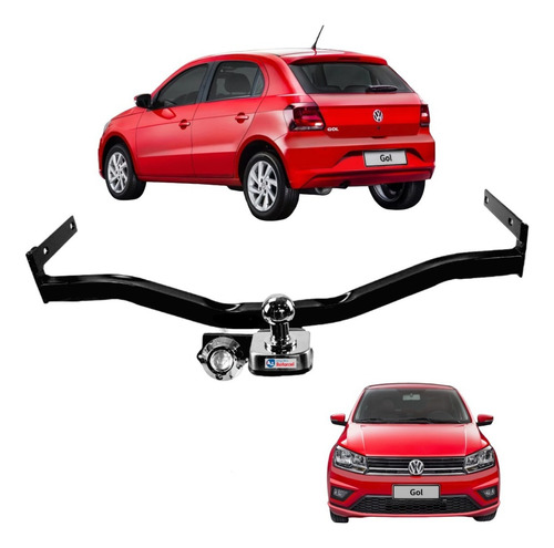 Engate Reboque Carretinha Gol G5 G6 G7 G8 Homologado 500kg