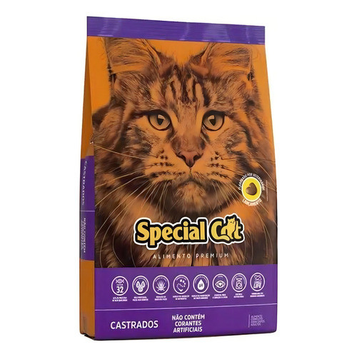 Ração Special Cat Premium para Gatos Adultos Castrados - 20kg
