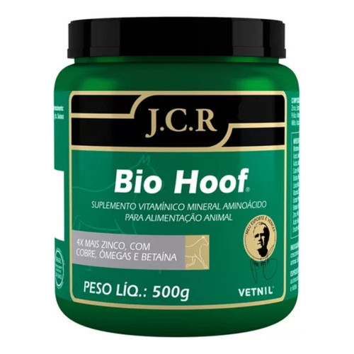 Bio-Hoof JCR Suplemento Equídeos 500g - Vetnil