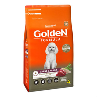 Ração Seca PremieR Pet Golden Formula Carne e Arroz para Cães Adultos de Raças Pequenas 3 Kg em Oferta na Shopee