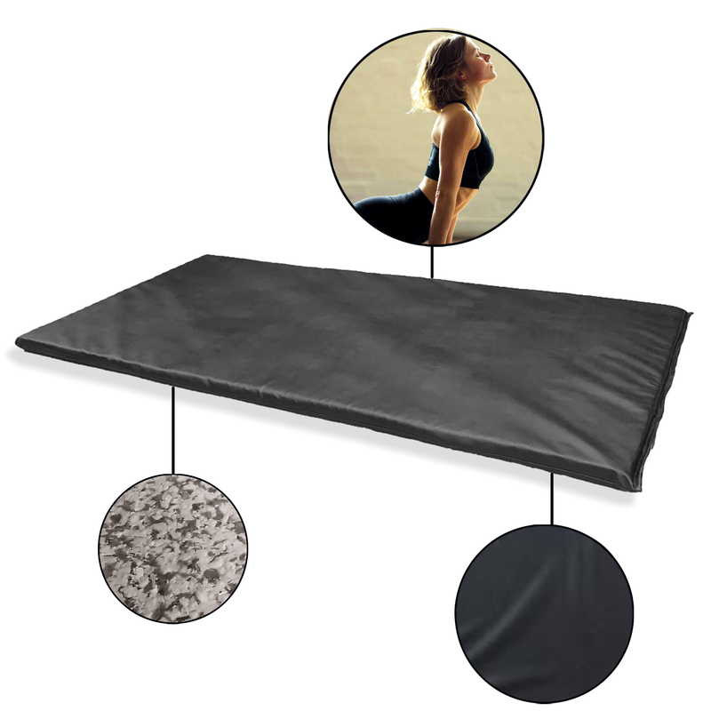 Colchonete Almofadão Tapete Unissex Academia Cross Fit Impermeável Solteiro Profissional Smart