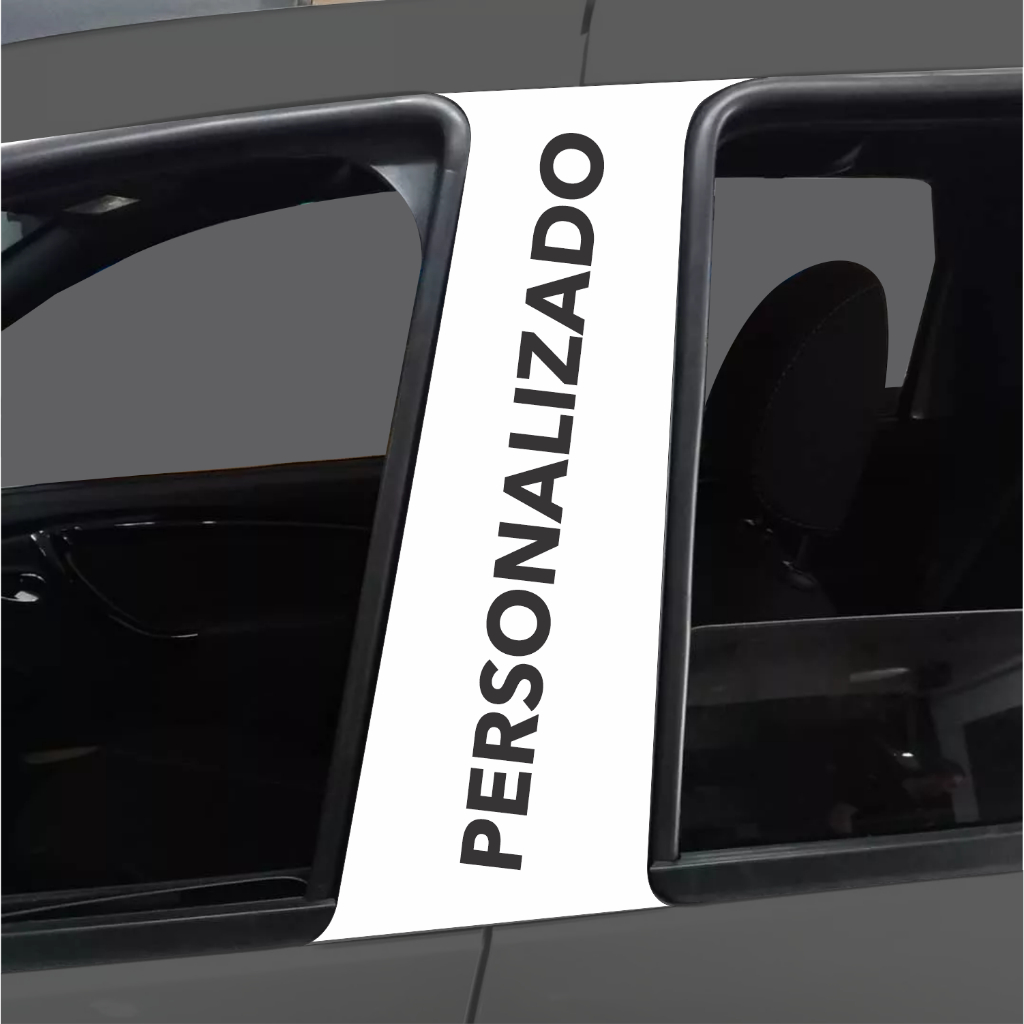 Adesivo de Coluna de Porta Carro personalizado em Oferta na Shopee
