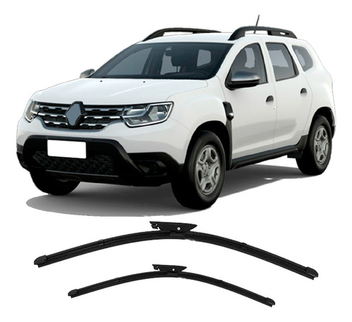 Par Palheta Limpador Parabrisa Do Focus Duster Logan Sandero