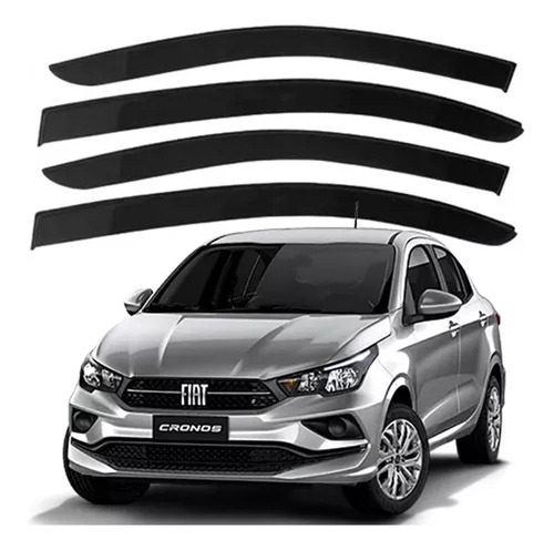 Calha De Chuva Cronos 2018 A 2024 4 Portas em Oferta na Shopee