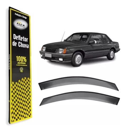 Calha De Chuva Fumê Monza 1982 A 1996 Tubarão 2 Portas
