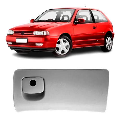 Tampa Porta Luva Gol Parati Saveiro G2 Bola - Cinza Claro em Oferta na Shopee