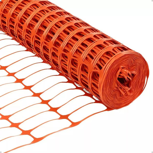 Tela Tapume Laranja 1,20m X 50m Cerquite P Obras Construção