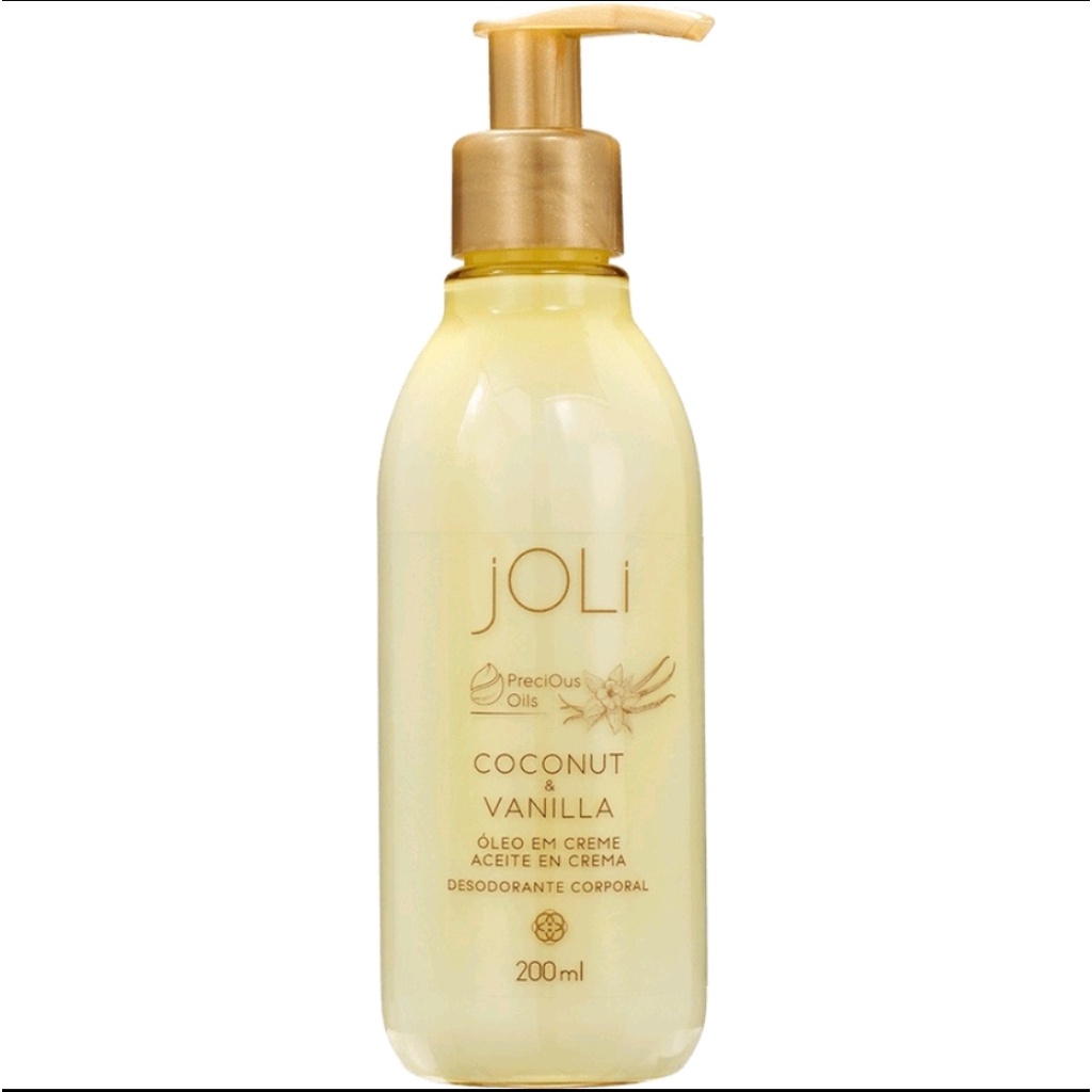 Óleo em Creme Joli Vanilla e Coco 200ml