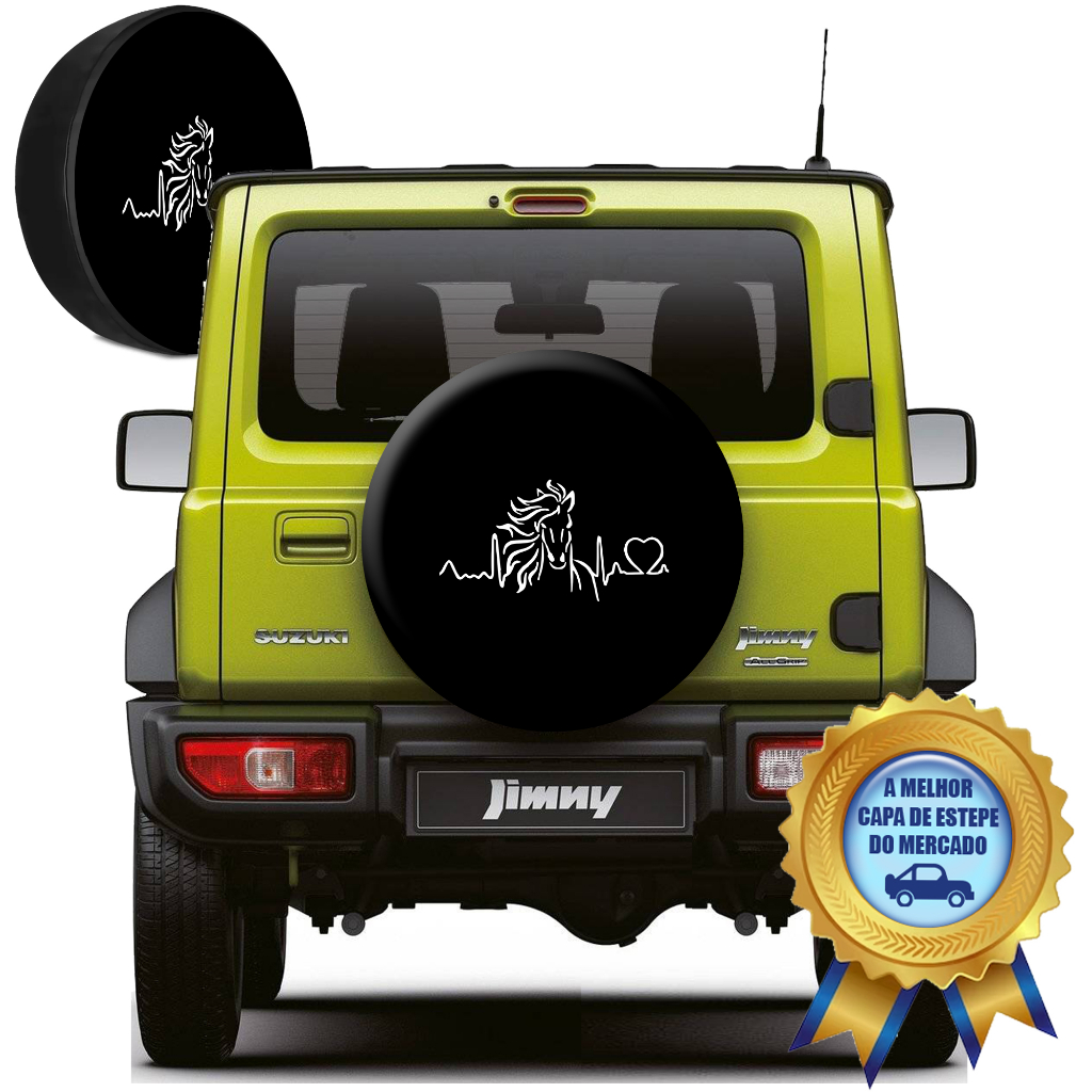 Capa De Estepe Jimny Aro 14/15/16 Protetora Resistente Poeira Sol Chuva Impermeável Varias Estampas