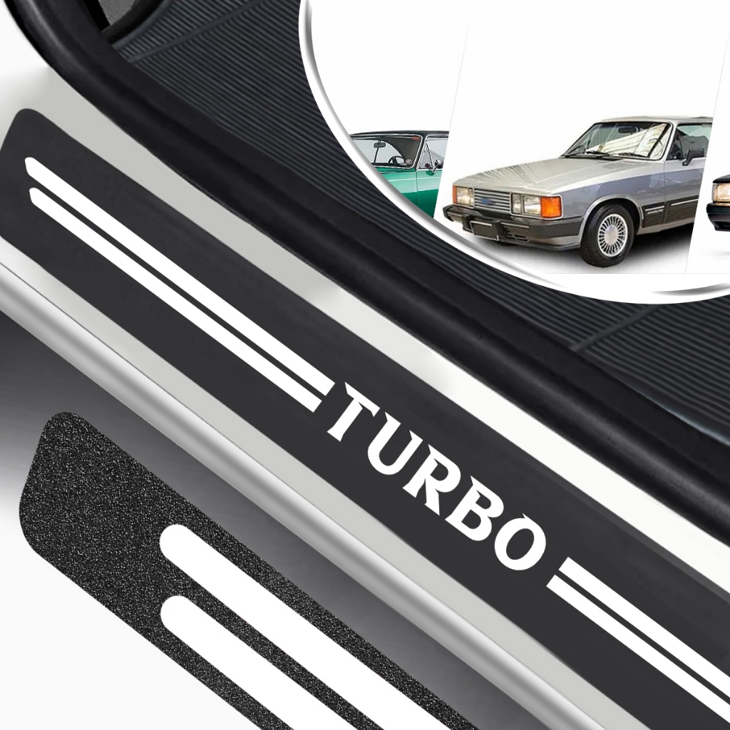SOLEIRA PORTA PARA CHEVROLET OPALA UNIVERSAL DIVERSAS CORES ADESIVO TURBO PARA CARRO PERSONALIZADO