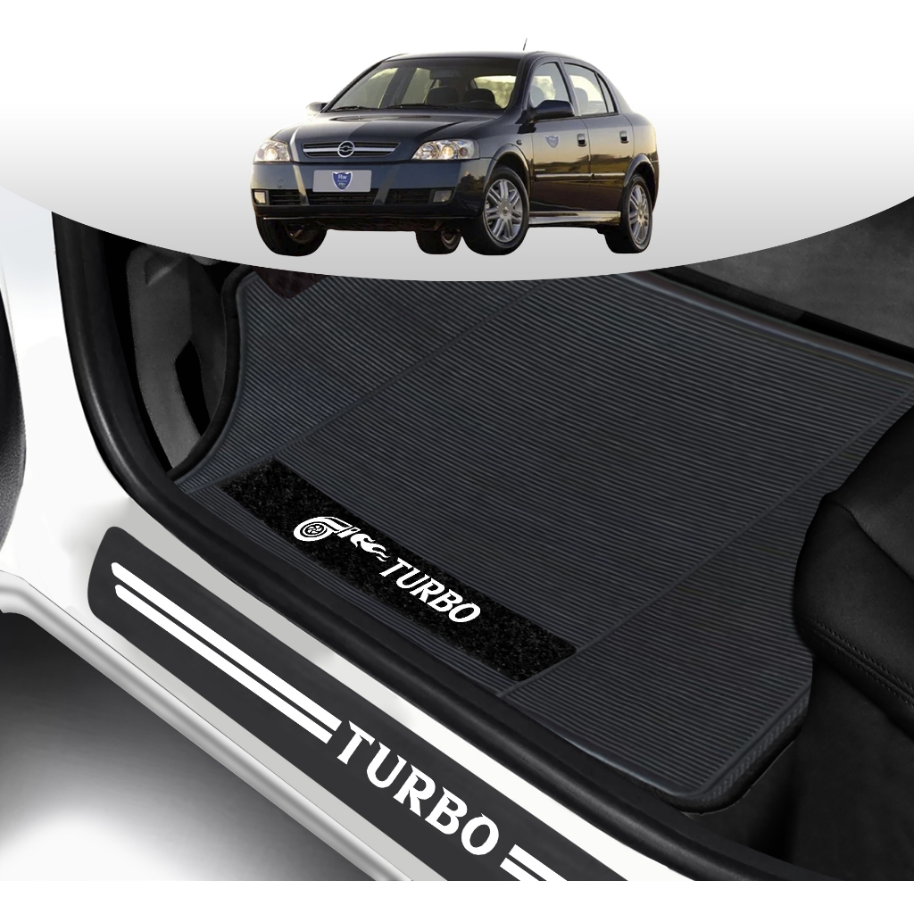 KIT TAPETE E SOLEIRA DE PORTA CHEVROLET ASTRA CARRO UNIVERSAL PERSONALIZADO