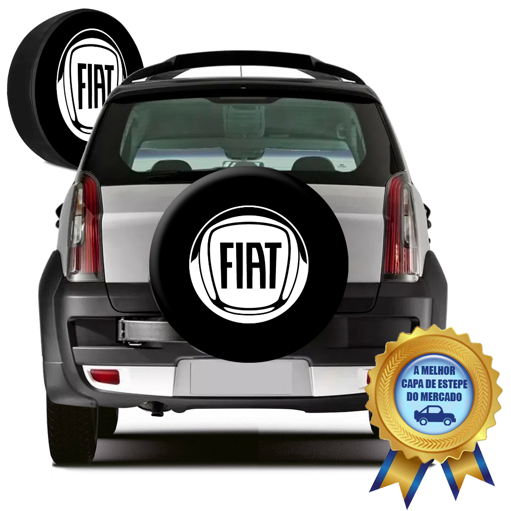 Capa De Estepe Fiat Idea Aro 14/15/16 Protetora Resistente Poeira Sol Chuva Impermeável Varias Estampas