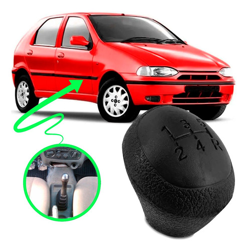 Bola De Cambio 5 Marchas Palio Strada Weekend G1 - Preto em Oferta na Shopee