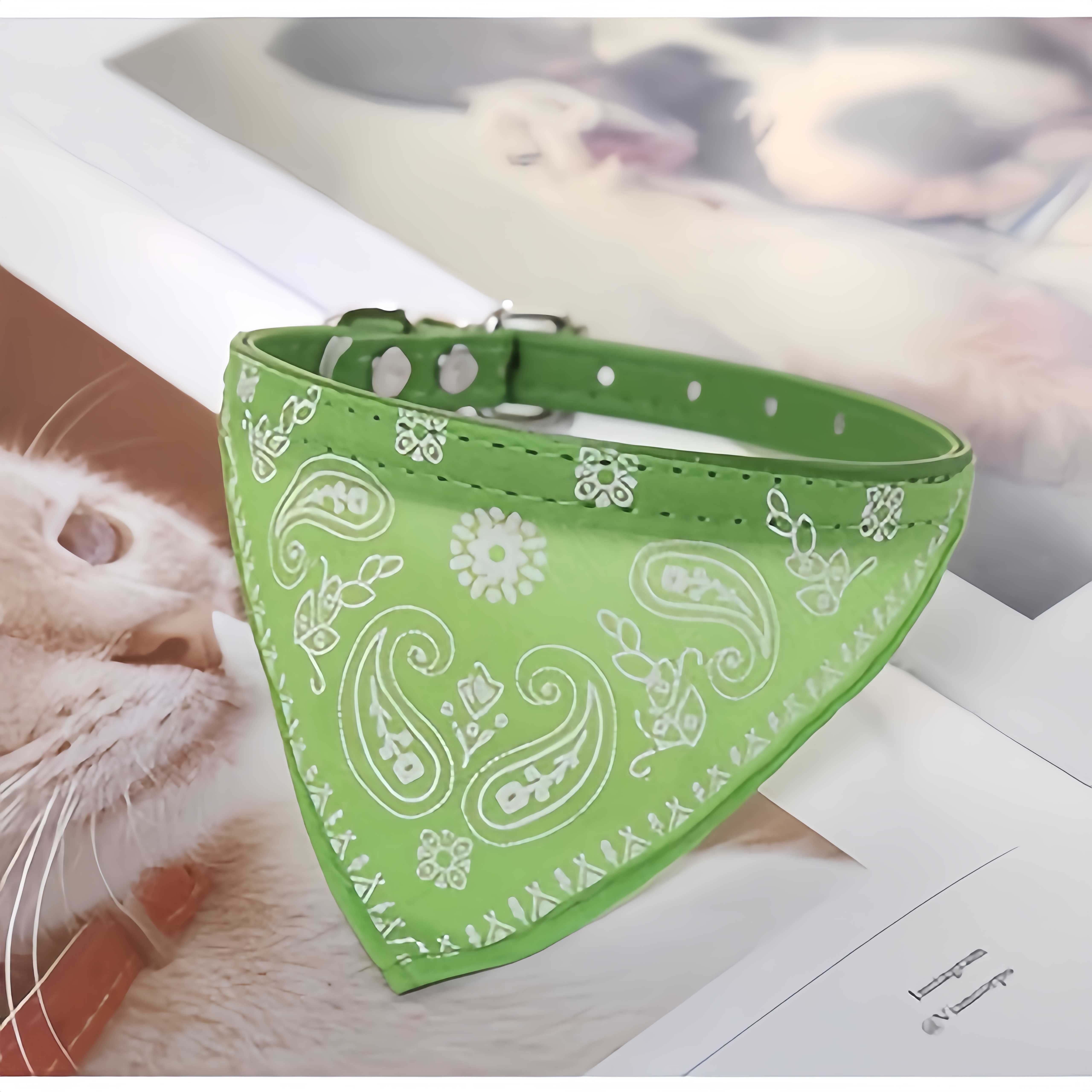 6 Unidades Coleira Bandana Gato/Cachorro Filhote - Coleira Para Gato - Coleira Cachorro  Navio imediatamente
