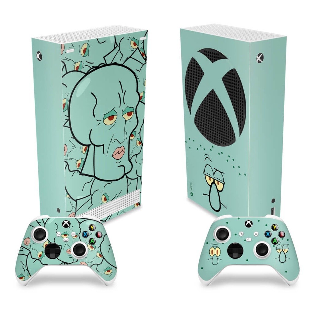 Skin  Xbox Series S Vertical Adesivo - Lula Molusco