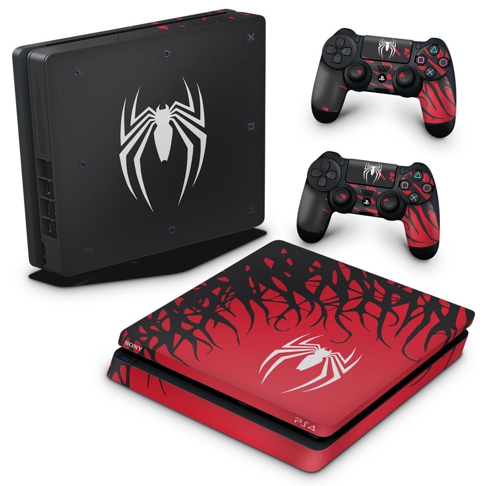 Skin PS4 Slim Adesivo - Spider-Man Homem Aranha 2 Edition em Oferta na Shopee