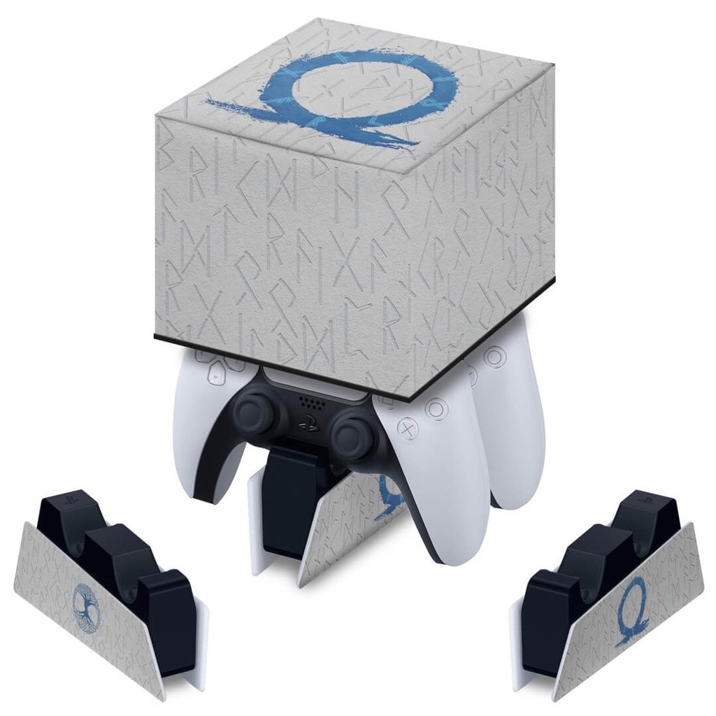 Capa para Base de Carregamento PS5 Controle - God Of War Ragnarok