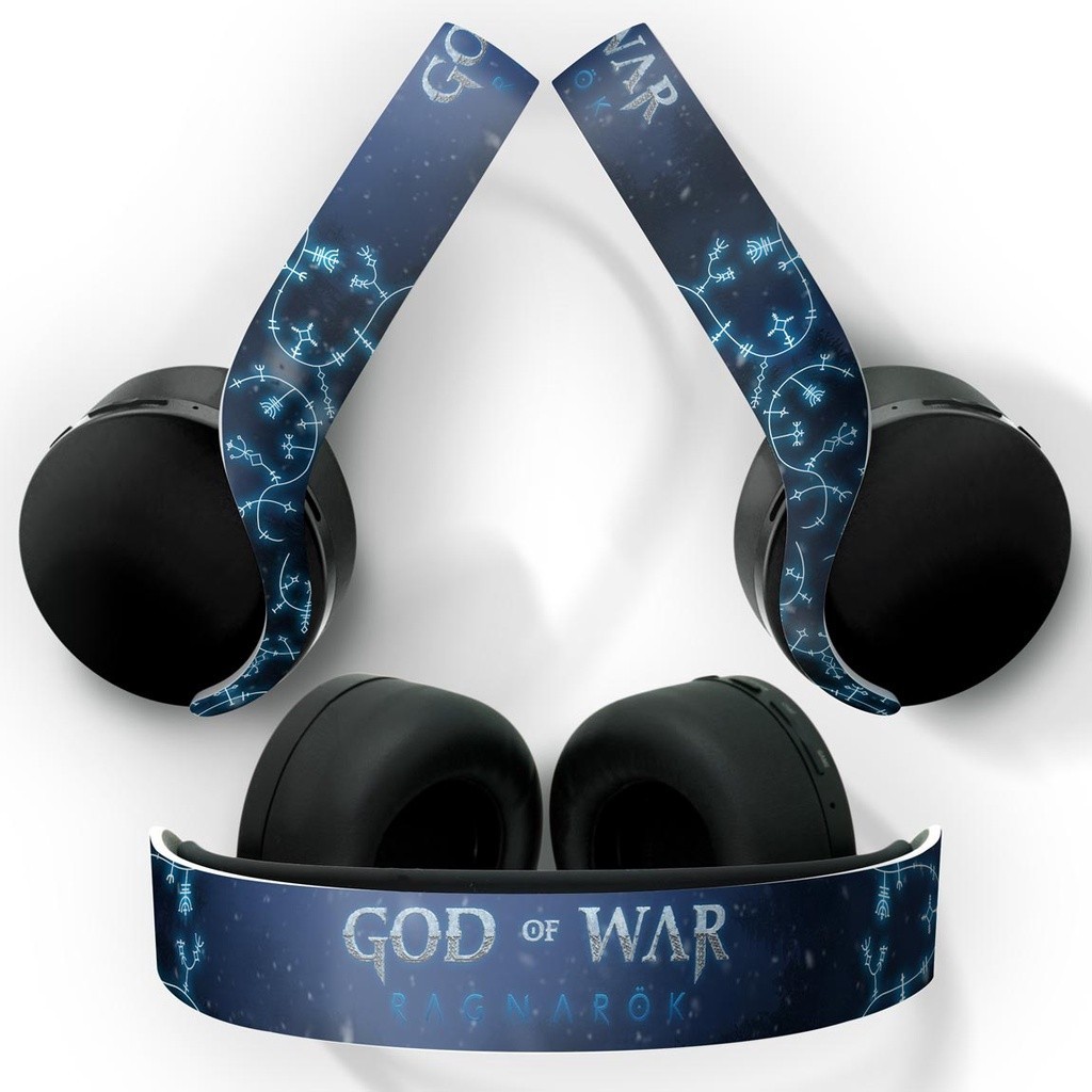 Skin PS5 Headset Pulse 3D Playstation 5 Adesivo - God of War Ragnarok B
