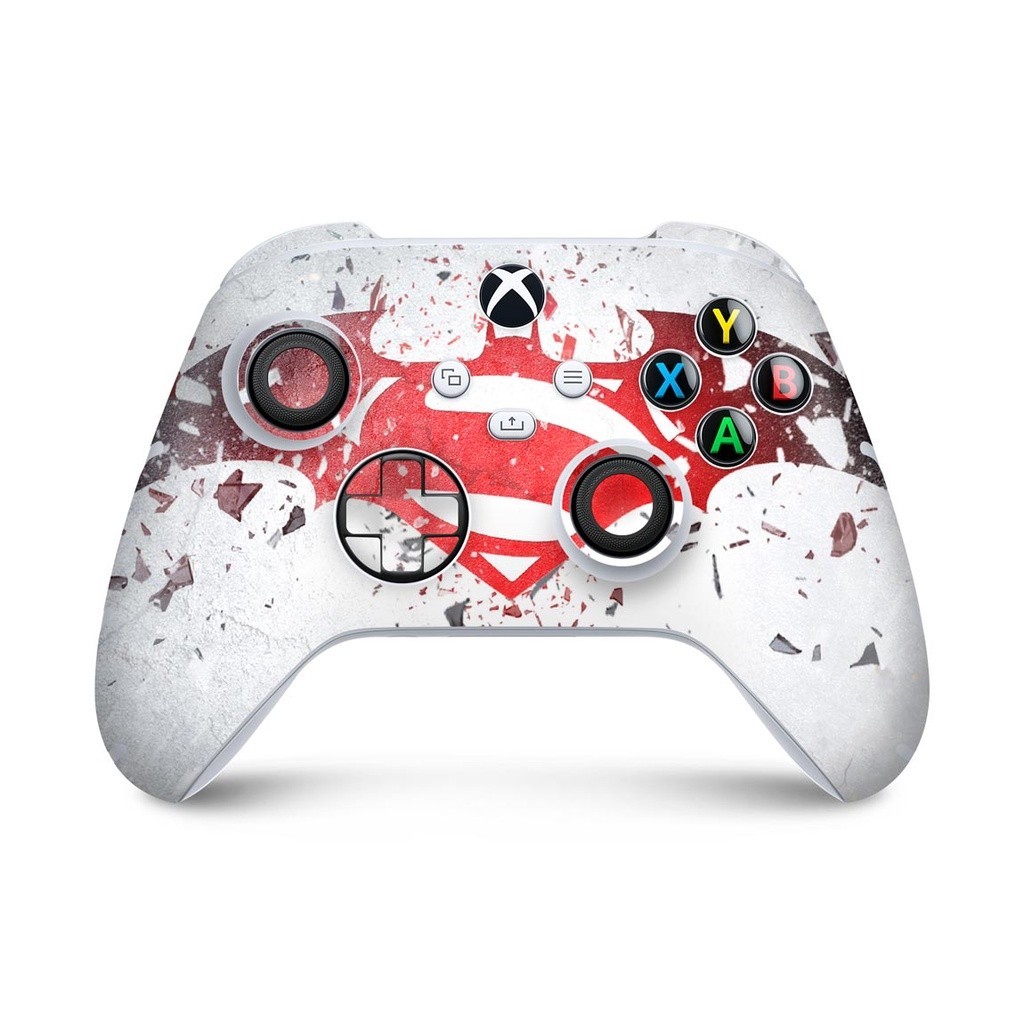 Skin Xbox Series S X Controle Adesivo - Batman Vs Superman Logo