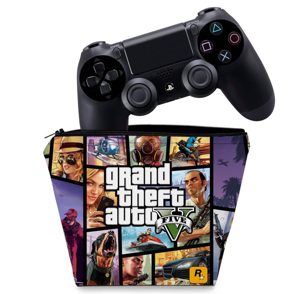 Capa PS4 Controle Case - GTA V