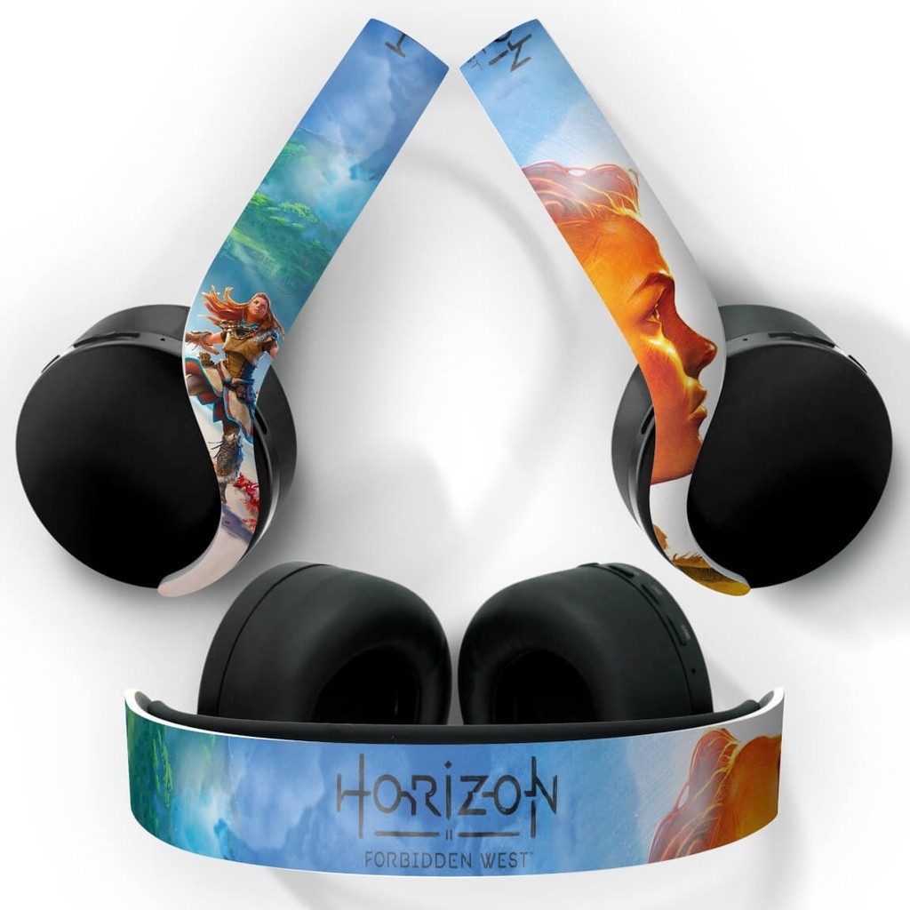 Skin PS5 Headset Pulse 3D Playstation 5 Adesivo - Horizon Forbidden West