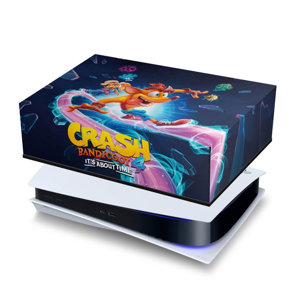 Capa PS5 Fat Anti Poeira - Crash Bandicoot 4