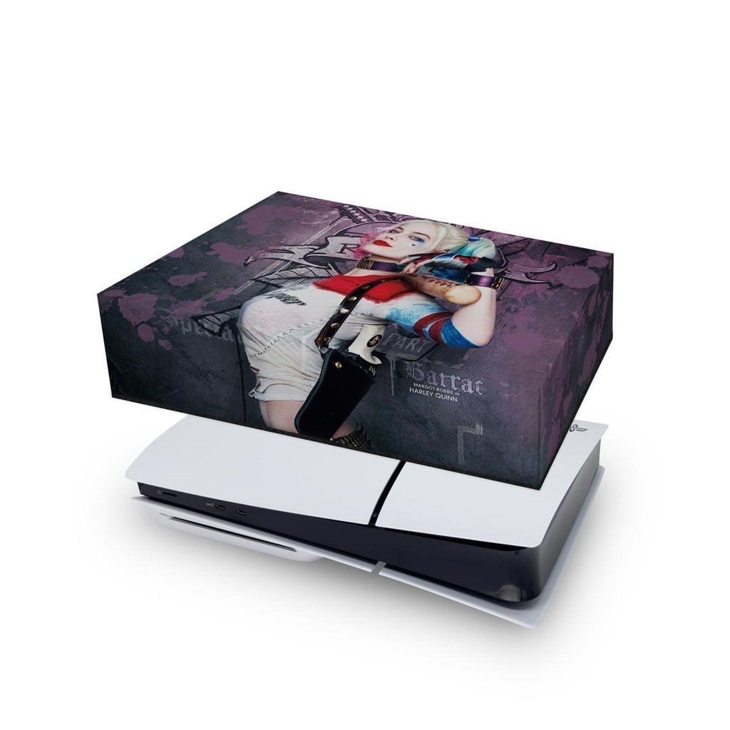 Capa para PS5 Slim Horizontal Anti Poeira - Arlequina Harley Quinn