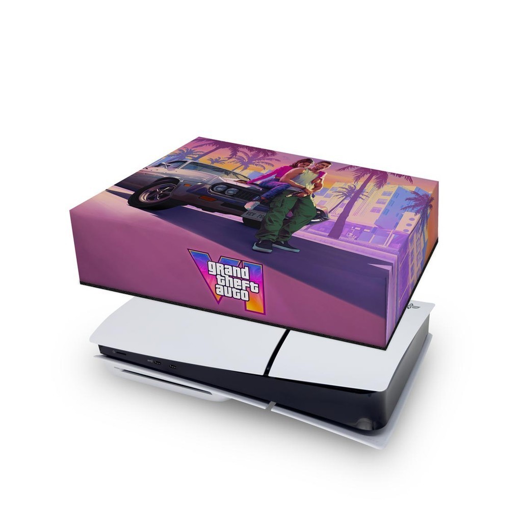 Capa para PS5 Slim Horizontal Anti Poeira - GTA 6 VI em Oferta na Shopee