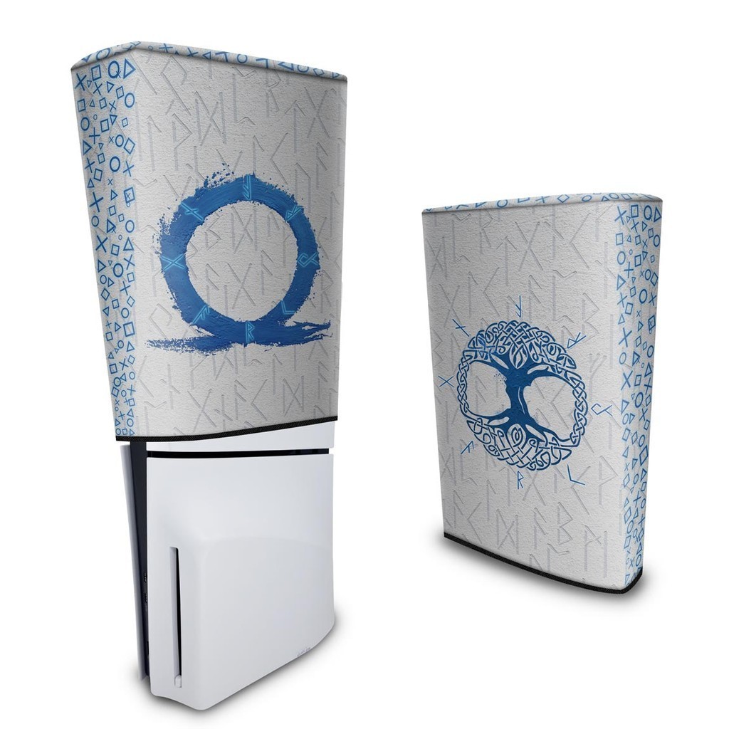 Capa para PS5 Slim Vertical Anti Poeira - God Of War Ragnarok em Oferta na Shopee