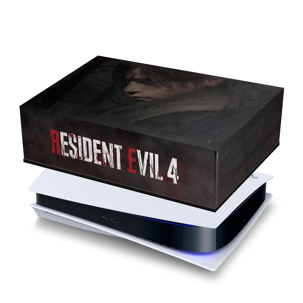 Capa PS5 Fat Anti Poeira - Resident Evil 4 Remake