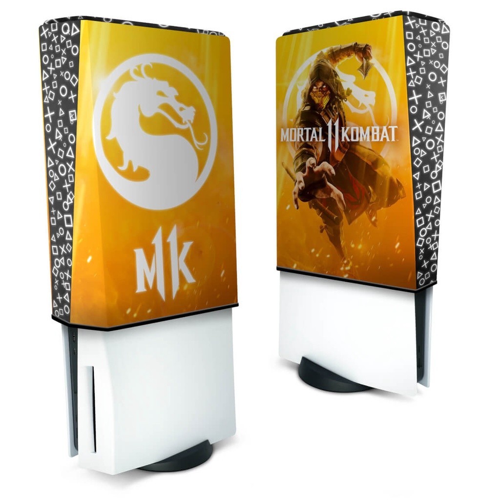 Capa PS5 Fat Vertical Anti Poeira - Mortal Kombat 11