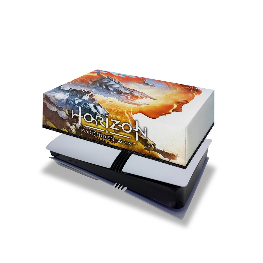 Capa para PS5 Pro Anti Poeira Horizontal - Horizon Forbidden West