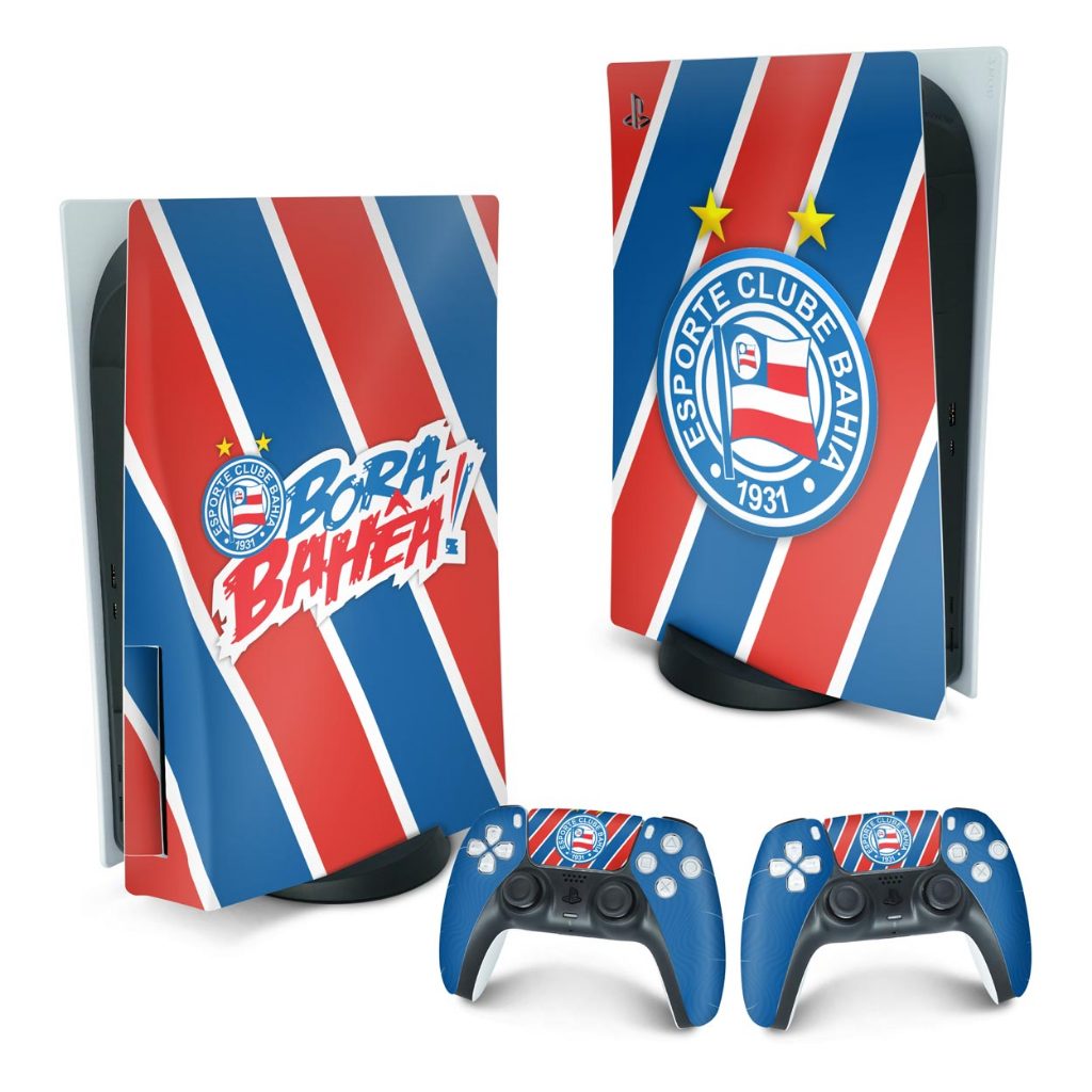 Skin PS5 Fat Playstation 5 Fat Adesivo Vertical - Bahia B
