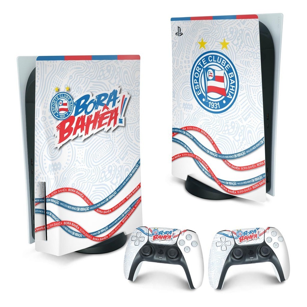 Skin PS5 Fat Playstation 5 Fat Adesivo Vertical - Bahia A