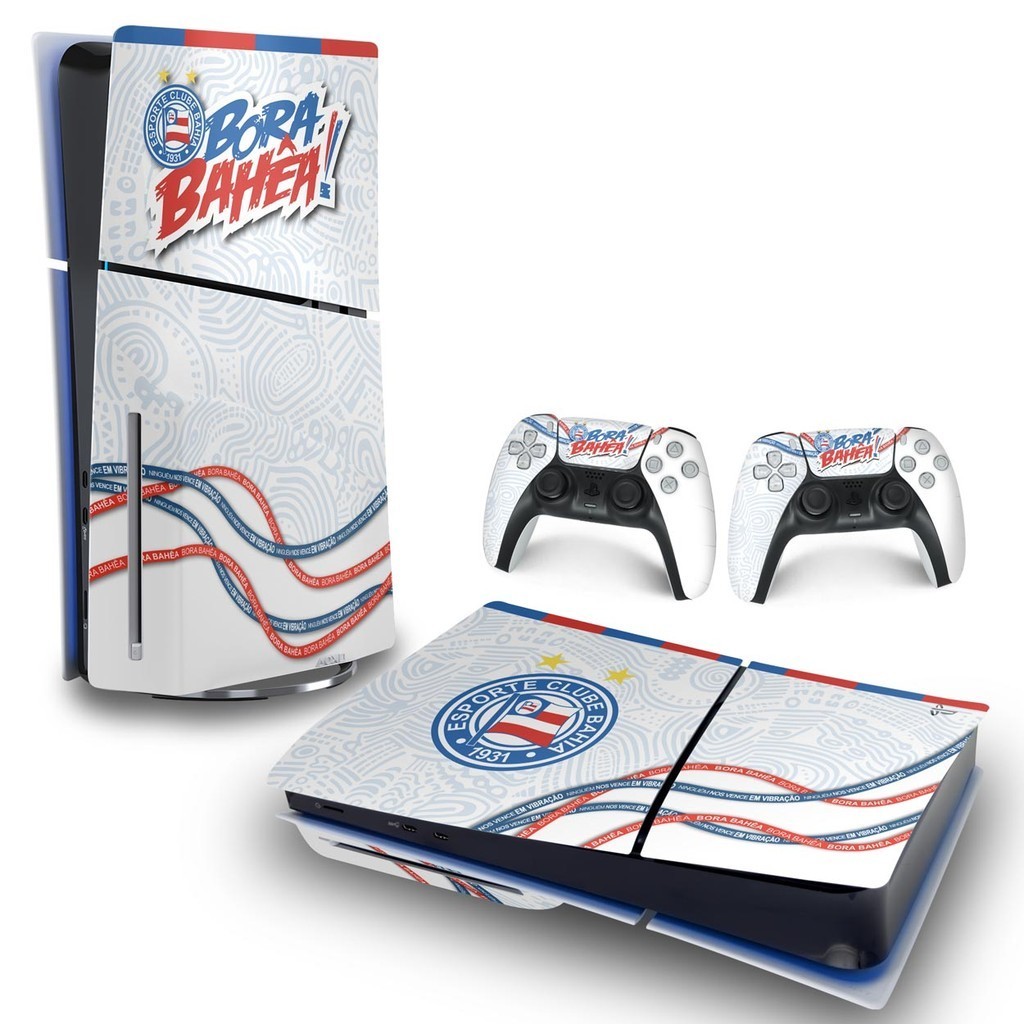 Skin PS5 Playstation 5 Slim Adesivo Horizontal - Bahia A