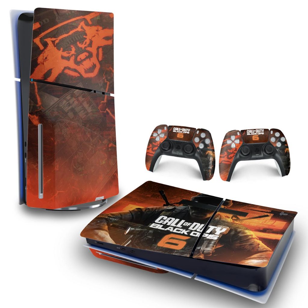 Skin PS5 Playstation 5 Slim Adesivo Horizontal - Call Of Duty Black Ops 6